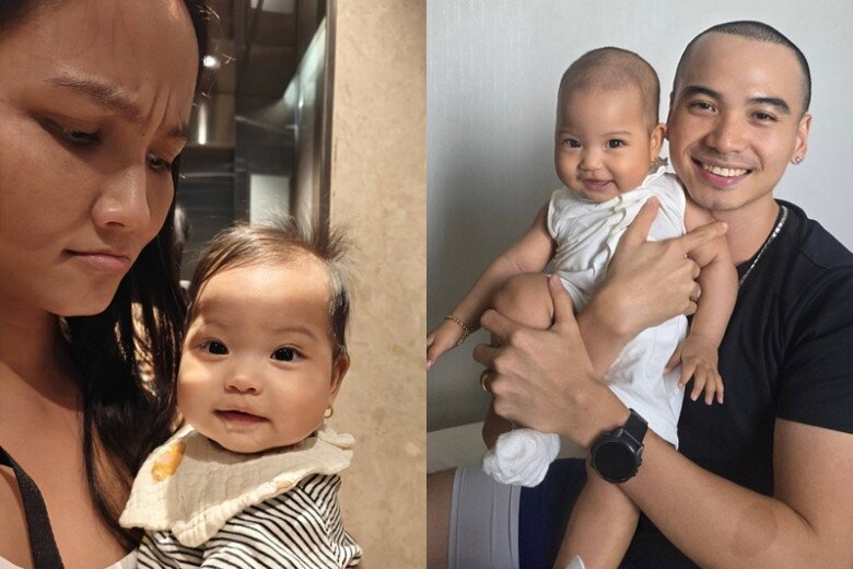 Em bé người Ê Đê của Hoa hậu HHen Niê có nhiều biểu cảm đáng yêu.