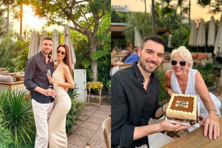 Sao Việt 24h: Hoa hậu Hamp;#39;Hen Niê cùng chồng địu con gái đi dạo phố, tinh tế đi dép thấp vẫn cao vượt ông xã - 10