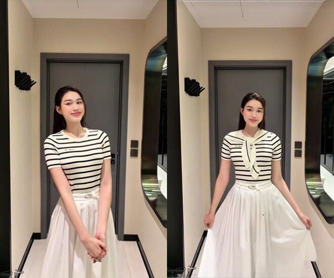 Hoa hậu Đỗ Hà chuẩn bị đồ đi công tác cùng chồng doanh nhân.