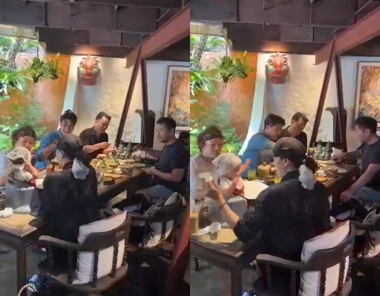Ấm lòng trước khung cảnh mẹ ruột Ngô Thanh Vân cùng con rể chăm cháu.