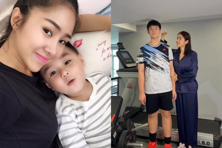 Lê Phương từng gặp khó khăn khi mới sinh con trai, phải gửi Cà Pháo cho bố mẹ để đi làm.