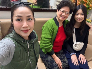 Ốc Thanh Vân đưa con gái về quê Hải Phòng, ái nữ Cola 13 tuổi là trợ lý của mẹ, nhan sắc chuẩn mỹ nhân tương lai