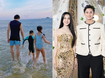 Sao Việt 24h: Nhìn bạn trai kém 11 tuổi chăm 2 con riêng của mình cực khéo, Diệp Lâm Anh hạnh phúc bình luận