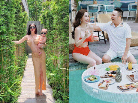 Yêu con - Sinh con cho đại gia Hà Tĩnh hơn 10 tuổi, "công chúa" nổi tiếng TPHCM làm mẹ số hưởng ở khu đất vàng, U40 đẹp "điên đảo"