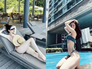 Hot girl Hà Nội khiến cầu thủ lương 7 tỷ mời 3 lần mới được hẹn hò, đẻ con xong đẹp nõn nà, dạy bé quá khéo