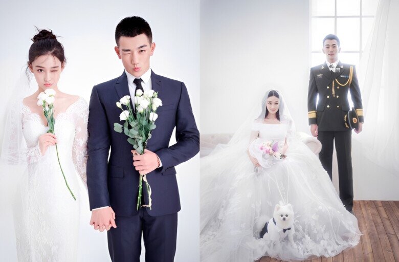 Trương Hinh Dư bén duyên rồi kết hôn với chồng quân nhân sau khi tham gia một show thực tế.
