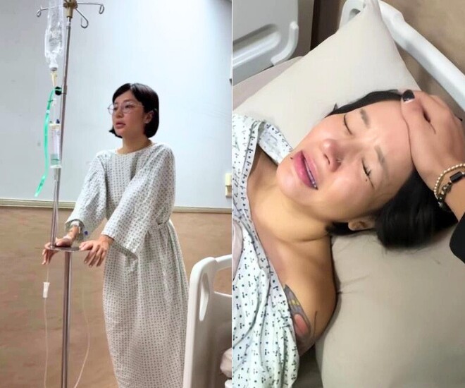 Lương Vân Phi đau đớn cắt bỏ hoàn toàn tử cung.