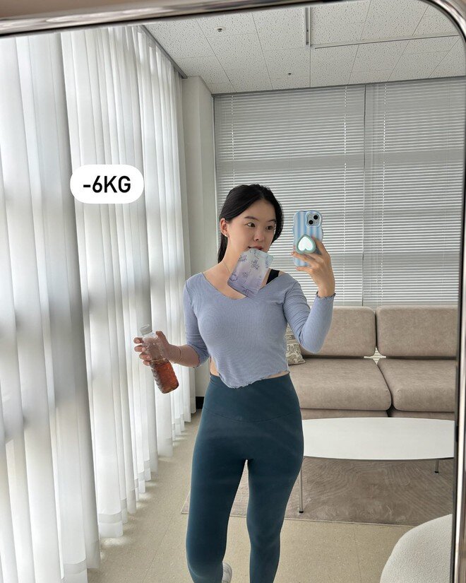 Mỹ nhân nóng bỏng ăn uống lành mạnh kết hợp tập luyện để hỗ trợ về dáng.