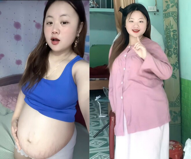 Cô nàng vẫn nhảy múa lạc quan trong lúc chờ con chào đời.