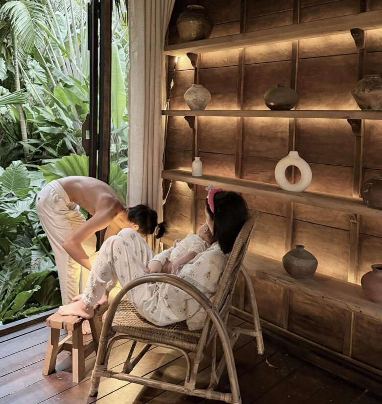 Nữ diễn viên 9X tận hưởng cuộc sống bình yên bên chồng con chưa tái xuất màn ảnh.