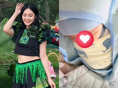 Bà bầu - Bé gái người Tày từng giành HSG quốc gia vừa sinh con tuổi 26, nhóc tỳ thành cháu cưng của ông ngoại Đại tá