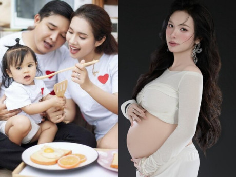Bà bầu - "Cô giáo" hot girl TP.HCM sắp đẻ con thứ 2 với đạo diễn trăm tỷ, ái nữ đầu lòng xinh xắn học trường quốc tế