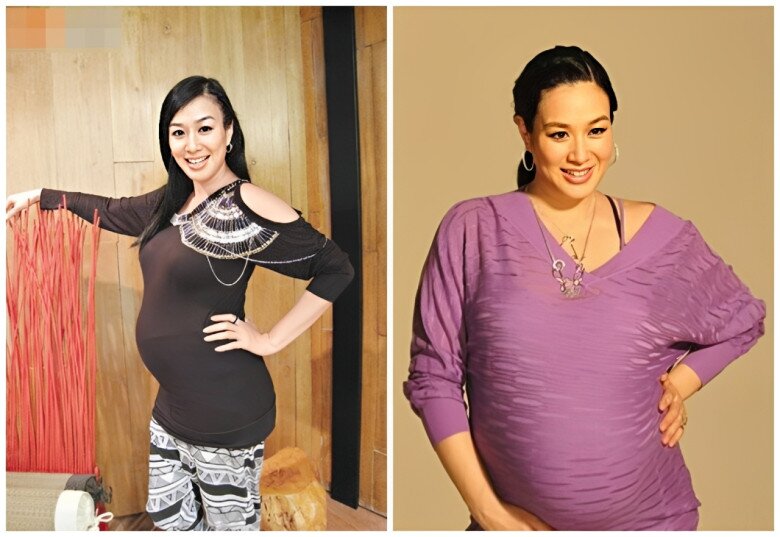 Nàng hậu 7X tăng cân nhiều trong các lần mang thai.