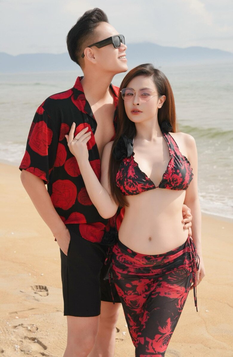 Hot girl Hà Nội sinh con với amp;#34;anh bán phở 1m86 điển trai nhất VTVamp;#34;: Chồng vụng về, chu đáo trong lần đầu làm bố - 4