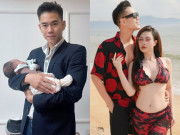 Bà bầu - Hot girl Hà Nội sinh con với "anh bán phở 1m86 điển trai nhất VTV": Chồng vụng về, chu đáo trong lần đầu làm bố