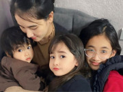 Bà bầu - Nữ sinh THPT xinh đẹp được nam thần VTV say đắm từ năm 16 tuổi, đẻ 3 con như búp bê, về dáng nuột nà