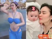 Bà bầu - Mỹ nhân Vĩnh Long đẻ con cho NSƯT Vũ Luân, 14 ngày sau bụng phẳng eo nhỏ đẹp ná thở, dân mạng không rời mắt