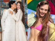 Bà bầu - Gái Tây 2k diện áo dài Tết đẹp mê khiến MXH bùng nổ, khoe eo nhỏ xíu sau sinh quý tử cho chồng cầu thủ