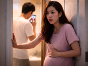 Bà bầu - Bầu sắp đẻ nửa đêm nghe chồng gọi: "Em yêu" trong nhà tắm, mở cửa ra tôi tái mặt nộp đơn ly hôn