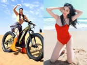 Bà bầu - Hoa hậu 3 đời chồng thả dáng gây sốt tại Phú Quốc: Đẻ 3 lần vẫn mơn mởn, U60 muốn bầu tiếp với chồng trẻ