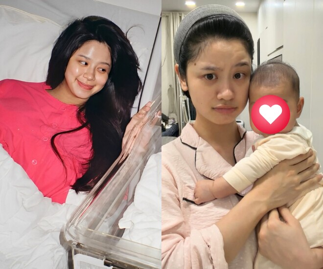Hàn Hằng ở ẩn sinh con đầu lòng ở tuổi 26.