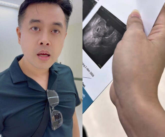 Vợ chồng Sara Lưu thông báo mang thai đôi lần 2 trên sân khấu đêm nhạc mới đây.