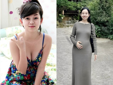 Bà bầu - Mỹ nhân Nhật ký Vàng Anh bầu lần 3 với ông xã ngành công an: Bụng "vượt mặt" vẫn xinh, U40 tậu nhà khắp Hà Nội