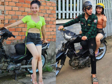 Bà bầu - Chồng lương tiền tỷ, hotgirl trường Sân khấu Điện ảnh vẫn mặc đồ bộ, chạy xe cà tàng, úp mở đẻ lần 4