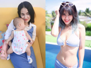 Bà bầu - Hot girl Cổng Mặt Trời làm dâu Nghệ An nhà toàn đồ cổ, mang bầu réo chồng 200 lần/ngày, đẻ con gái xinh hệt mẹ