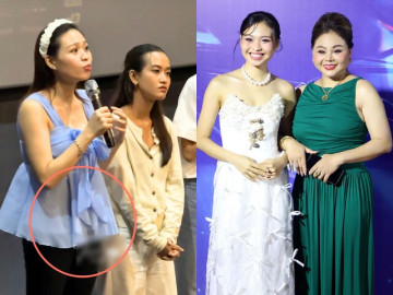 Bà bầu - Con gái Lê Giang lộ bụng bầu với bạn trai gia thế "khủng", dân tình nhìn xong đoán luôn "chắc cỡ 5 tháng rồi"