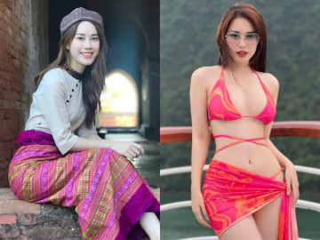 Cô sinh viên Nhân văn mê mặc bé xíu, đẻ 2 con cho chồng Tiến sĩ giờ phủ sóng đài THVN