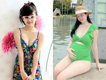 Bà bầu - Hot girl Việt bế bầu lên chùa sau khi chia tay nam tiền vệ nổi tiếng, giờ sống giàu sướng, sắp đẻ con với chồng công an