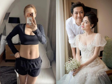 Bà bầu - Nhã Phương nổi cơ bụng sau 14 ngày sinh con khiến netizen nhớ ngay đến thực đơn giảm cân kinh điển cô từng theo đuổi