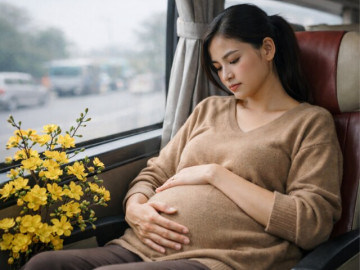 Bà bầu - Khệ nệ bụng bầu về quê ăn Tết, thấy cảnh chồng cũ ở bến xe tôi liền nhắn anh xin tái hôn