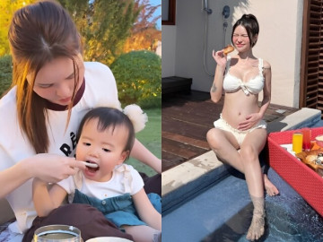 Hot mom nổi tiếng TP.HCM đẹp nóng bỏng hớp hồn trai trẻ, về đẻ liền 2 con giờ tiếp tục lộ dấu hiệu mang bầu