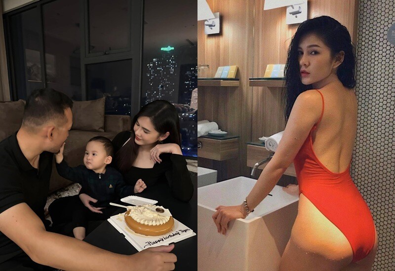 Là một người yêu công việc và cái đẹp nhưng Vũ Thu Hoài từng quyết định làm mẹ bỉm toàn thời gian. 