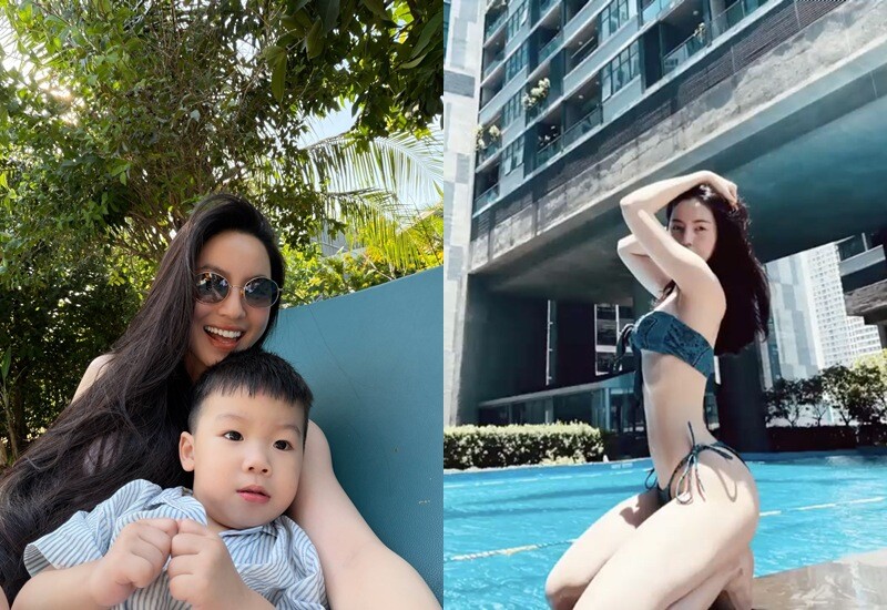 Xinh đẹp, giỏi giang nhưng thời gian gần đây, hot girl Chu Thanh Huyền còn được nhiều mẹ bỉm biết đến và khen ngợi trong vai trò hot mom, khéo nuôi dạy cậu quý tử đầu lòng Lido trở thành em bé đáng yêu "của mọi nhà".