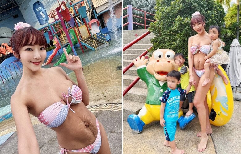 Hoa hậu bikini đẹp nhất thế giới 5 năm sinh 4 con, bị chê bụng quá xấu, sau PTTM ai nhìn cũng câm nín - 1