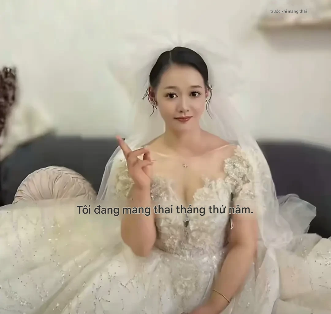 Mẹ bầu 5 tháng khiến nhiều người xót xa khi bị phá nét, không nhận ra cô dâu xinh đẹp ngày nào - 4