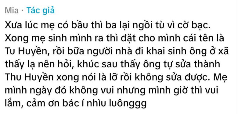 Chồng đi cải tạo, vợ sinh con gái đặt tên là Tu Huyền, nhân viên tư pháp sửa thành cái tên quá hay, cứu cuộc đời đứa trẻ - 2