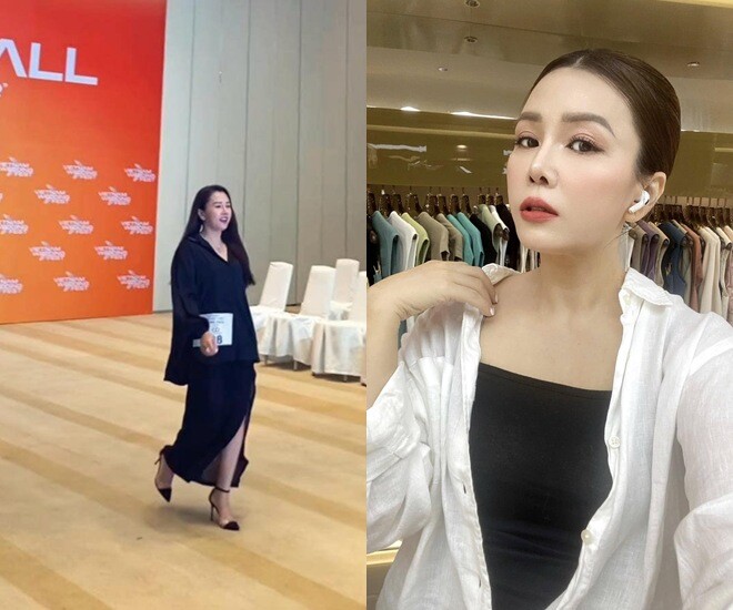 Chị từng có clip thị phạm catwalk gây sốt mạng xã hội, làm ban giám khảo cuộc thi Người đẹp xứ Thanh.