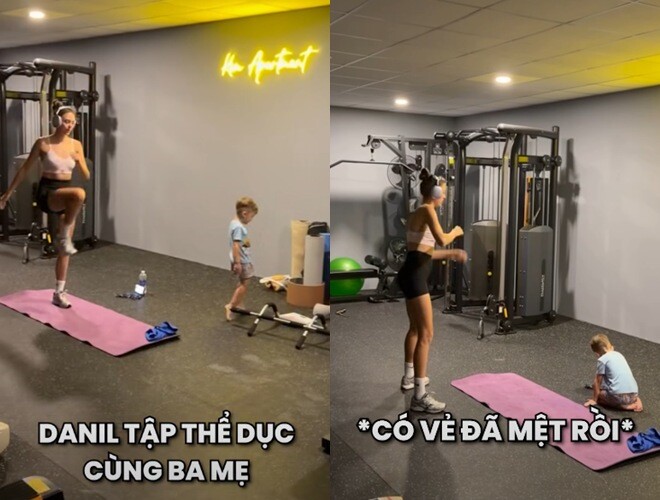 Tập luyện thể dục thể thao ngay tại nhà.