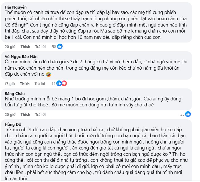 Camera giám sát trường mẫu giáo ở Hà Nội ghi lại cảnh ngủ trưa của các bé khiến mẹ xót xa, dân mạng gây tranh cãi - 3