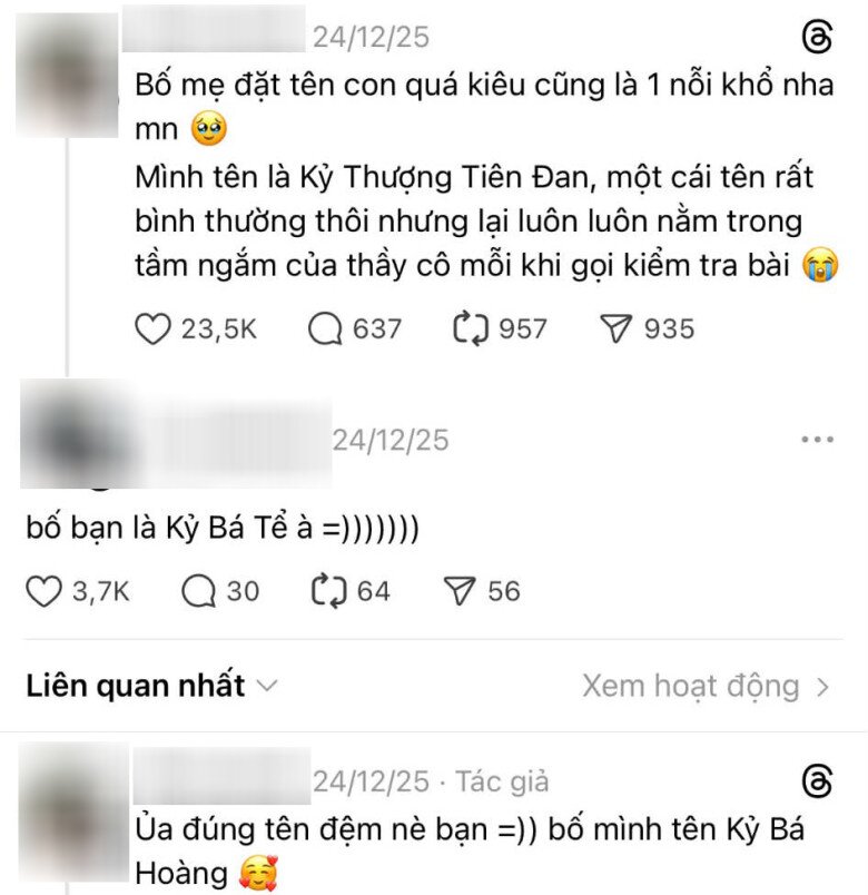 Con gái buồn vì được bố đặt tên quá kêu: Kỷ Thượng Tiên Đan, biết tên các thành viên khác trong gia đình, dân mạng trầm trồ - 2