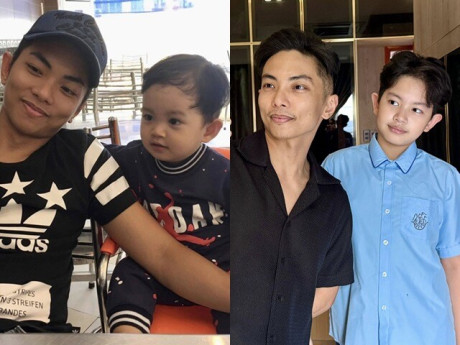 Khánh Thi khoe ảnh "cha nào con nấy" của Phan Hiển, Kubi càng lớn càng điển trai, giỏi giang