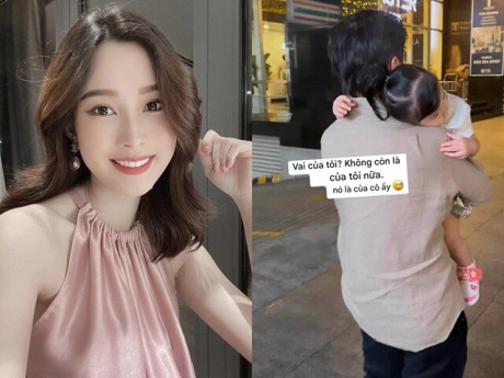 Xinh đẹp, giỏi giang, Hoa hậu Đặng Thu Thảo cũng phải chịu đi phía sau, hờn dỗi khi chồng doanh nhân bị con gái "cướp"