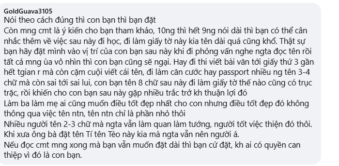 Mẹ định đặt tên con gái 7 chữ: Trương Nguyễn Tòng Tâm Ngọc Uyển Dao, dân mạng sửa lại tên 4 chữ vừa chuẩn vừa hay - 6