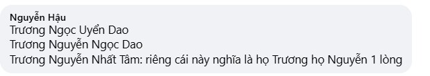 Mẹ định đặt tên con gái 7 chữ: Trương Nguyễn Tòng Tâm Ngọc Uyển Dao, dân mạng sửa lại tên 4 chữ vừa chuẩn vừa hay - 11