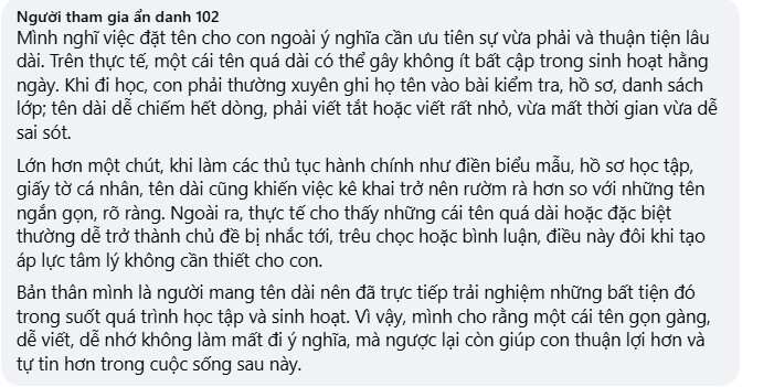 Mẹ định đặt tên con gái 7 chữ: Trương Nguyễn Tòng Tâm Ngọc Uyển Dao, dân mạng sửa lại tên 4 chữ vừa chuẩn vừa hay - 9