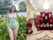 MC Đài truyền hình VN 35 tuổi sinh con cùng chồng đại gia, bỉm sữa sướng trong biệt thự lung linh như lâu đài ở Bắc Ninh